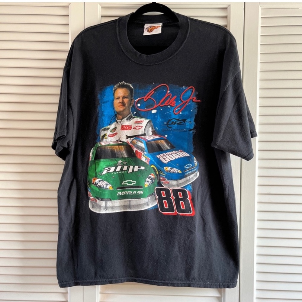 Vintage Winners Circle Y2K Dale Earnhardt Jr T-Shirt NASCAR 2 SIDED Racing XL